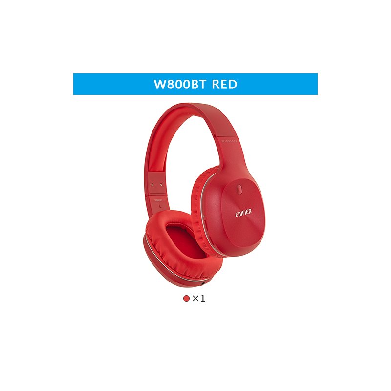 Original EDIFIER W800BT Wireless Headphone Bluetooth 4.0 Stereo Music Earphone with Mic for iPhone Smartphone black