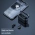 Bluetooth Earphone Sports Wireless Mini HiFi Handsfree Headphone Stereo Sound Earbuds Gaming Headset with Charging Box black