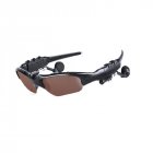 Bluetooth Glasses Sport Stereo Wireless Bluetooth 4.1 Headset Telephone Driving Sunglasses/mp3 Riding Eyes Glasses Brown