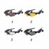 Bluetooth Glasses Stereo Wireless Headphones with Microphone Polarized Sunglasses Noise Cancelling Earphones Black