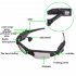 Bluetooth Glasses Stereo Wireless Headphones with Microphone Polarized Sunglasses Noise Cancelling Earphones Black