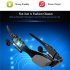 Bluetooth Glasses Stereo Wireless Headphones with Microphone Polarized Sunglasses Noise Cancelling Earphones Black
