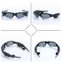 Bluetooth Glasses Stereo Wireless Headphones with Microphone Polarized Sunglasses Noise Cancelling Earphones Yellow