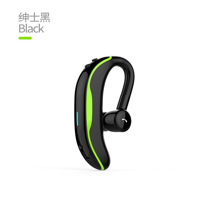 Bluetooth Headphone Ear Hook Earphone Noise Cancelling In-ear Handsfree Wireless Stereo Bluetooth Headset green