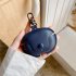Bluetooth Headset  Case  Protective  Shell Simple Business Leather Case For Beats Studio Buds Royal blue