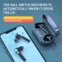 Bluetooth Headset Dual moving Coil Heavy Bass Noise Reduction Wireless Tws Sports Headphone black