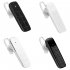 Bluetooth Headset Noise Canceling For Cellphones Wireless Single Ear With Microphone Earpiece For Trucker Driver 828 black boxed
