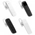 Bluetooth Headset Noise Canceling For Cellphones Wireless Single Ear With Microphone Earpiece For Trucker Driver 828 black boxed