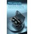 Bluetooth Headset Sport Earplug Mini Touch Motion Waterproof Wireless Bluetooth Headset black