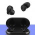 Bluetooth Headset Stereo Bluetooth 5 0 Mini Headset Noise Reduction Stereo Phone call Headphones black