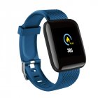Heart Rate Blood Pressure Smart Watch blue