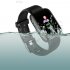 Bluetooth Heart Rate Blood Pressure Smart Watch Fitness Tracker Bracelet black