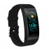 Bluetooth Heart Rate Blood Pressure Sensor Bracelet Life Waterproof Health Sleep Fitness Tracker Smart Watch Orange