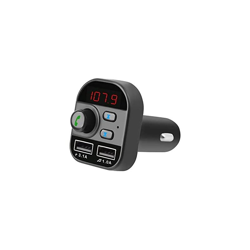 Bluetooth In-car Wireless Fm Transmitter Mp3 Radio Adapter Car Kit 2 Usb Charger 805E car charger