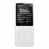 Bluetooth MP3 Music Player Lossless Portable Fm Radio External Ultra thin Student MP3 Recorder White