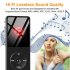 Bluetooth MP3 Music Player Lossless Portable Fm Radio External Ultra thin Student MP3 Recorder White