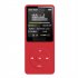 Bluetooth MP3 Music Player Lossless Portable Fm Radio External Ultra thin Student MP3 Recorder Red