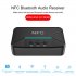 Bluetooth Receiver HiFi Wireless Audio Adapter with DC USB 3 5mm AUX 2 RCA Low Latency for Phone Home Music System black