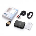 Bluetooth Receiver <span style='color:#F7840C'>NFC</span>/USB Disk Music Reading Stereo Wireless Adapter 3.5mm AUX/RCA Car Speaker Bluetooth Audio Receiver black