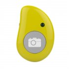 Bluetooth Self Timer Remote Control Wireless Mobile Phone Self Timer Stick Shutter  yellow