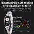 Bluetooth Smart Bracelet Step Counter Calorie Remote Information Reminder Continuous Heart Rate Monitoring Bracelet black