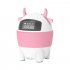 Bluetooth Smart Speaker AI Voice Function TF Card Lithium Battery Speaker Pink