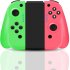 Bluetooth Somatosensory Controller For Switch Joy con NS Left Right Green and pink