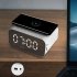Bluetooth Speaker 15w Wireless Charging Led Alarm Clock Portable Fm Audio Black