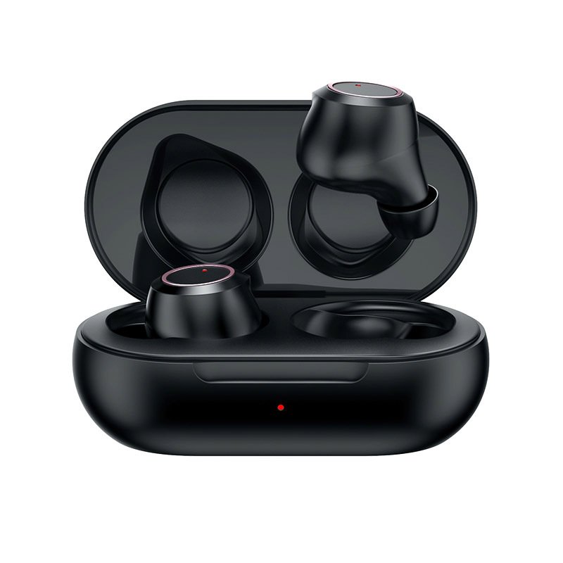 Doogee Dopods Beat Earphone Bluetooth 5.0 TWS CVC 8.0 Earbuds with Qual Comm QCC3020 APTX 24H Play Time Voice Assistant IPX5 black