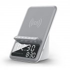 Bluetooth Speaker Smart Alarm Clock Calendar Wireless Charging Dock Holder