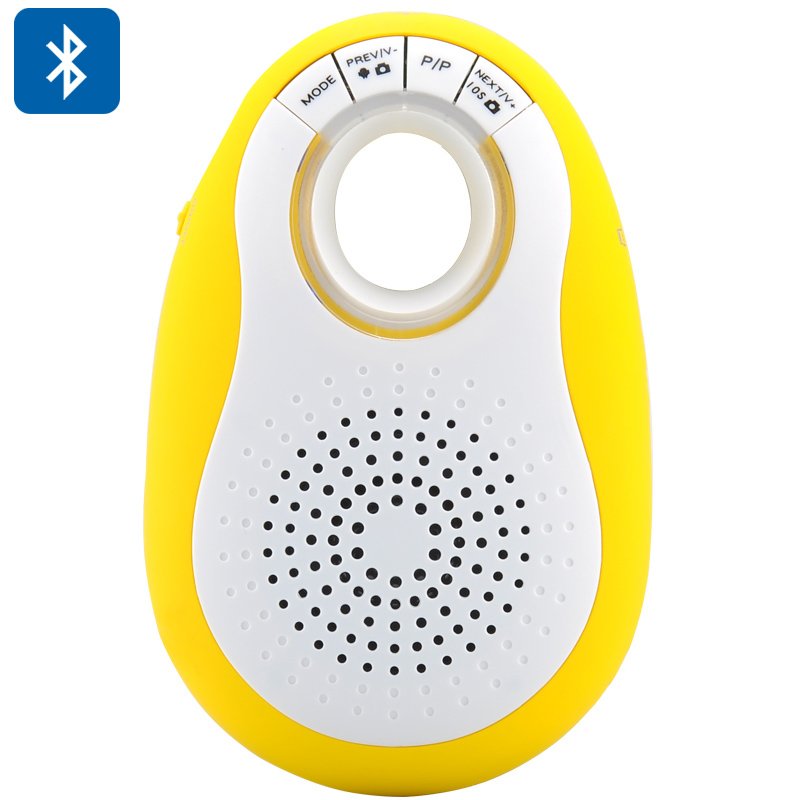 Bluetooth Speaker + Camera Remote (Yellow)
