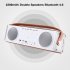 Bluetooth Speaker features a beautiful design which makes it great for both indoor and outside usage  It packs a 2000mAh battery to listen to songs on the go 