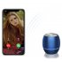 Bluetooth Speakers AI Smart Portable Bass Plug in Card Wireless Speaker blue