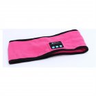Bluetooth Sports Outdoor Fitness Yoga Hair Band Headbands Call Music Sweat absorbent Headscarf red