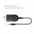 Bluetooth Transmitter 3 5MM Jack Audio Adapter Wireless Bluetooth Stereo for TV Headphones black