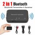 Bluetooth V4 2 Transmitter Receiver Wireless A2DP Stereo Audio 3 5mm Aux Adapter black