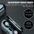 Bluetooth V5 0 Earphone Wireless Earphones Stereo Sport Wireless Headphones Earbuds Headset 2000 mAh Power for iPhone Xiaomi black