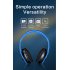 Bluetooth V5 0 Headset Sports Folding Support For Plug in Card Head mounted Wireless Headphone black
