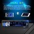 Bluetooth Wireless Car MP3 Player Stereo Audio Music FM Receiver with Radio tf Card Slot usb Interface Black