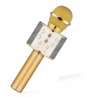 Bluetooth Wireless Condenser Magic Karaoke Microphone Mobile Phone Player MIC Speaker Record Music gold Ws858