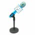 Bluetooth Wireless Condenser Magic Karaoke Microphone Mobile Phone Player MIC Speaker Record Music blue Ws858