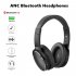 Bluetooth Wireless Headphone Noise Canceling Gaming Headphones With Mic Gamer Headset black