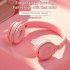 Bluetooth Wireless Headphones Macaron Color Hifi Music Auto Pairing Earphones Can Inserted TF Card Headsets yellow