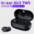 Bluetooth Wireless Headset Air3 TWS Binaural Touch Headset Waterproof In ear Earphones Sports Stereo Music Headphones white