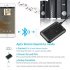 Bluetooth Wireless Transmitter Adapter Receiver Stereo Audio Music Converter with 3 5mm Audio Cable   USB Charging Cable black