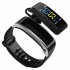 Bluetooth Y3 Color Headset Talk Smart Band Bracelet Heart Rate Monitor Sports Smart Watch Passometer Fitness Tracker Wristband black
