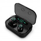 Bluetooth compatible Headphones Waterproof Sports In ear Stereo Earbuds Wireless Tws Headset With Noise Cancelling Hd Microphone Tg02 single display