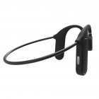 Bluetooth-compatible 5.0 Bone Conduction Headphone Led Digital Display Wireless Ear-mounted Sports Waterproof Headset black