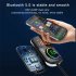 Bluetooth compatible 5 0 Car FM Transmitter Kit Dual Display Pd3 0 qc3 0 Fast Charger Mp3 Player With Atmosphere Lights Handsfree Call blue