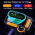 Bluetooth compatible 5 0 Fm Transmitter Car Mp3 Player Color Screen With Lyrics Display Wireless Fm Radio Adapter Qc3 0 Charger black